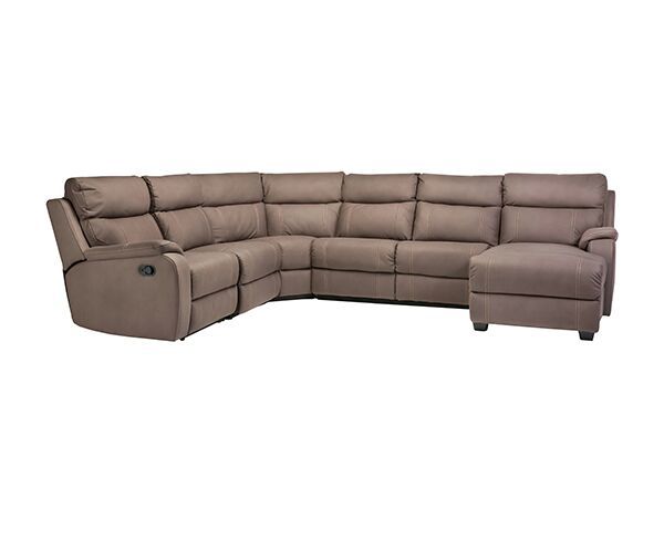 Porter 6 Seat Recliner with Chaise and Sofa Bed